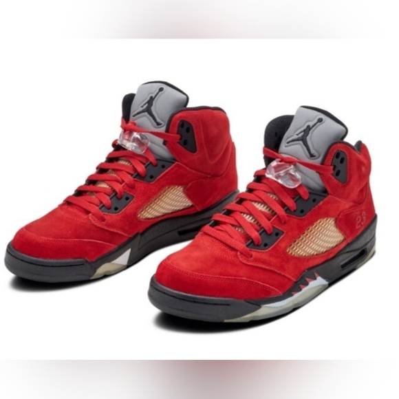 Jordan Other - 2009 Nike Air Jordan 5 Retro DMP "Raging Bull Red Suede"  136027-601 US Sz 10.5.